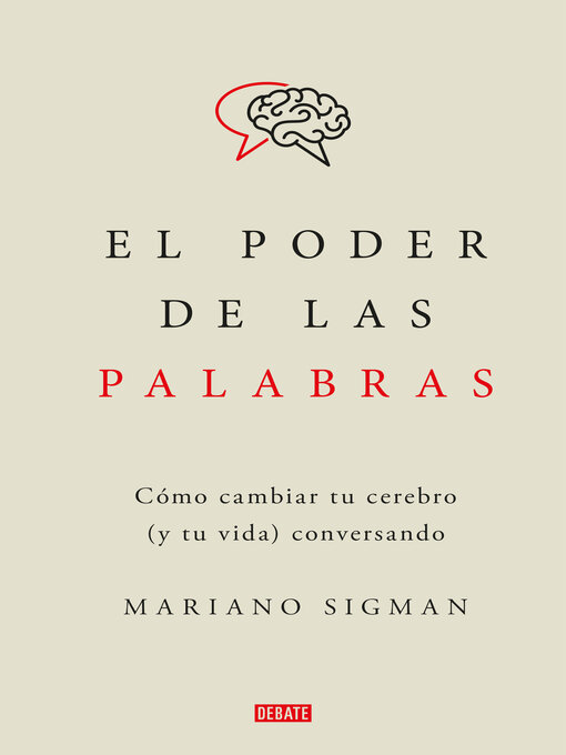 Detalles del título El poder de las palabras de Mariano Sigman - Lista de espera